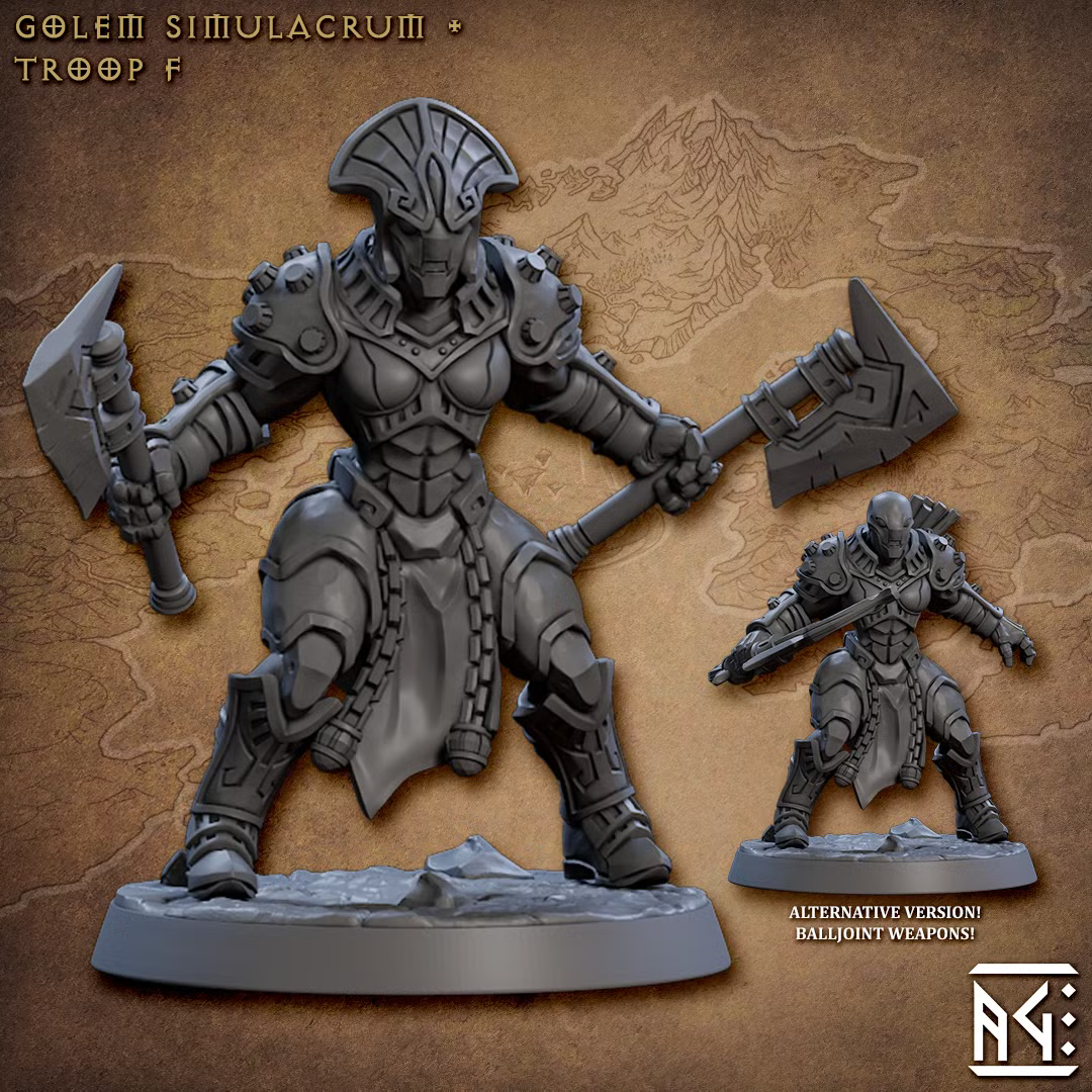 Golem Simulcara - Troop F (2 Minis)