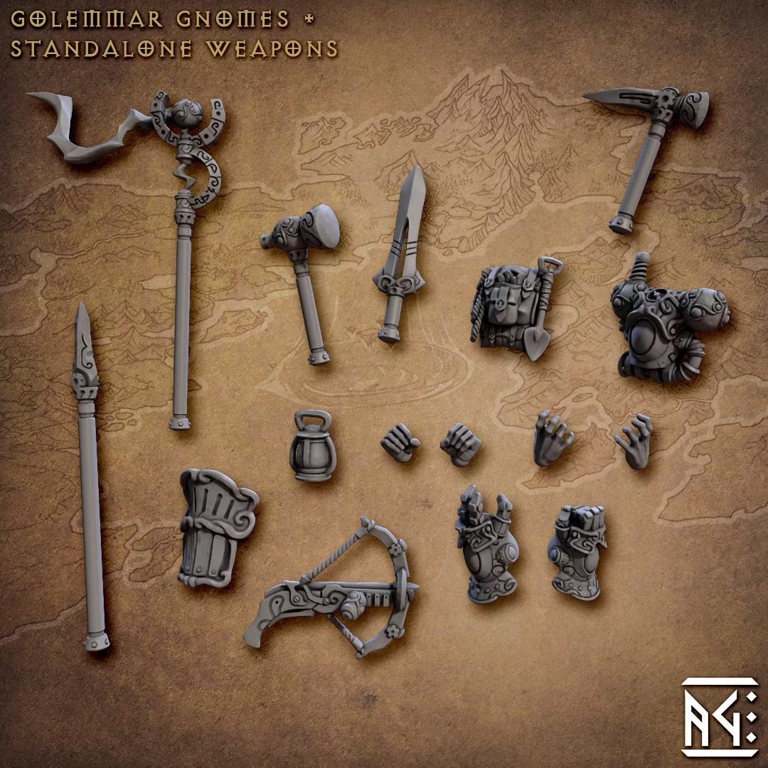 Golemmar - Gnome Weapons (16 Bits)