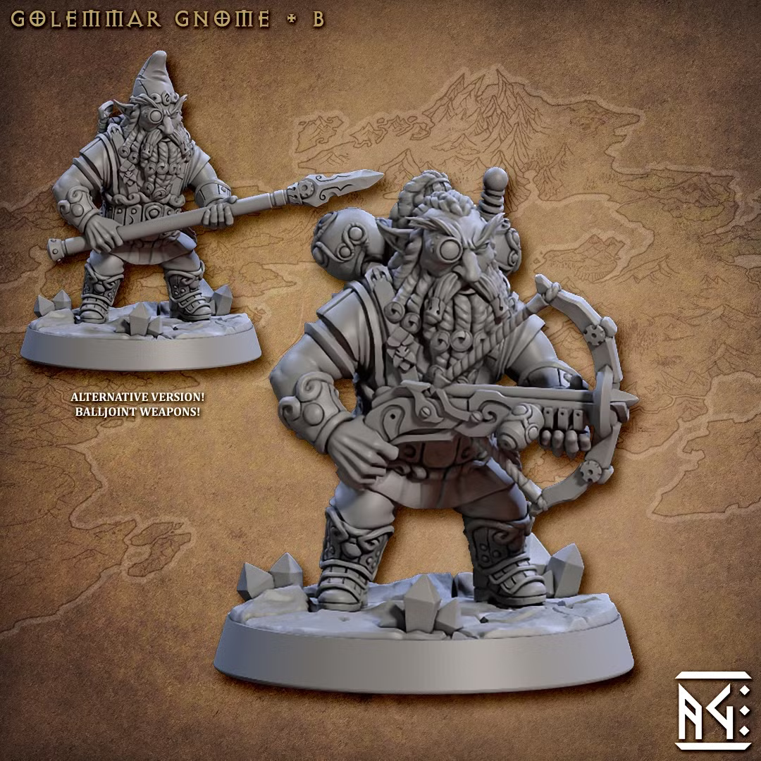 Golemmar - Gnome B (2 Minis)