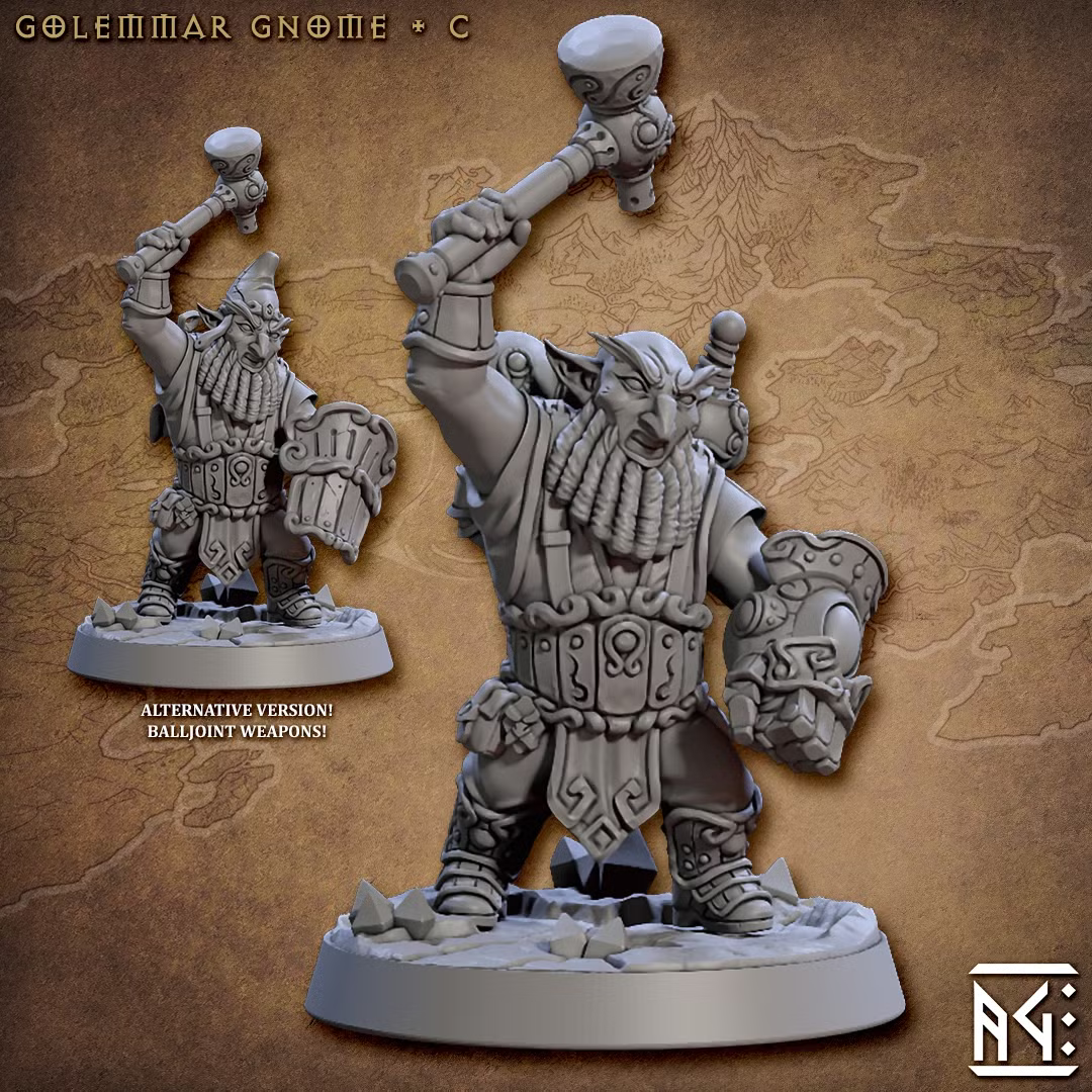Golemmar - Gnome C (2 Minis)