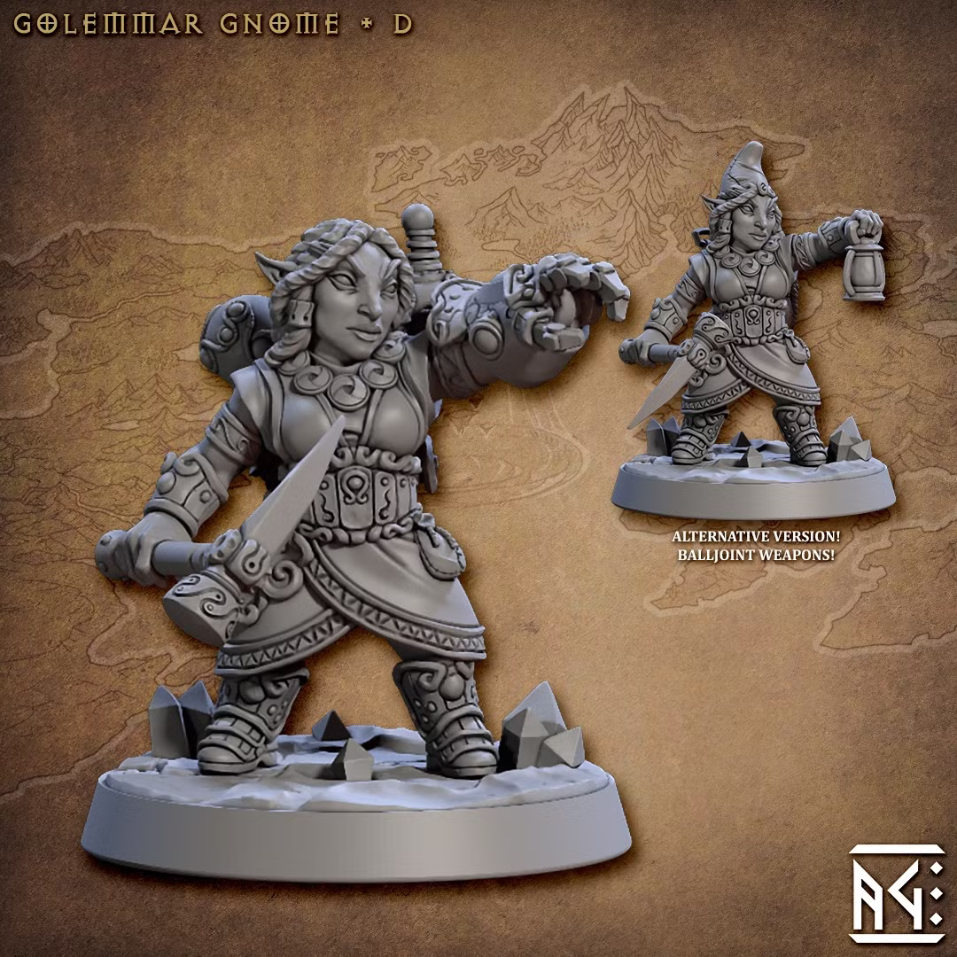 Golemmar - Gnome D (2 Minis)