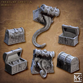 Arcanist Guild - Treasure Chests & Mimics (6 Minis)
