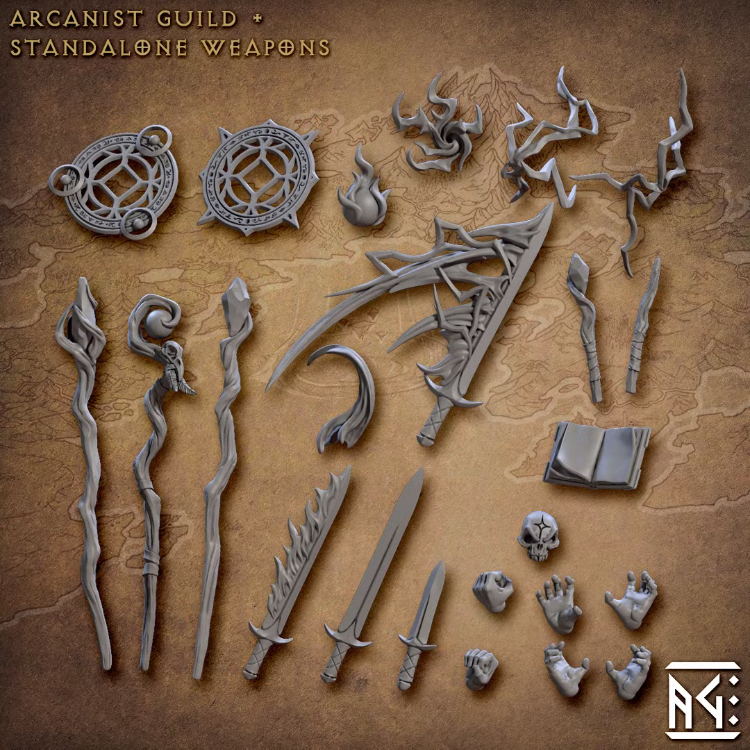 Arcanist Guild - Weapons (23 Bits)