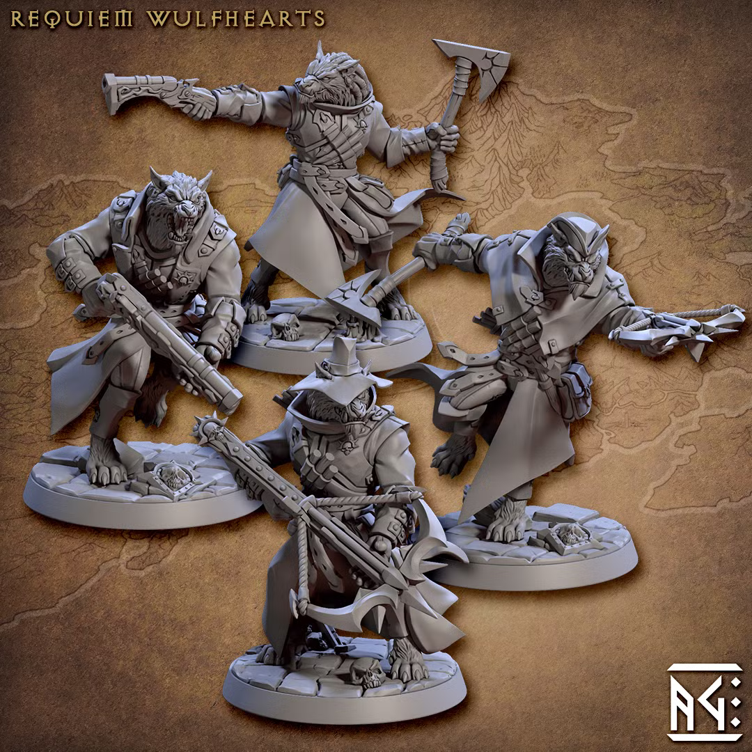 Demon Hunters - Requiem Wulfhearts (4 Minis)