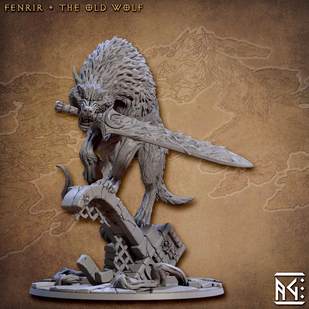 Demon Hunters - Fenrir the old Wolf