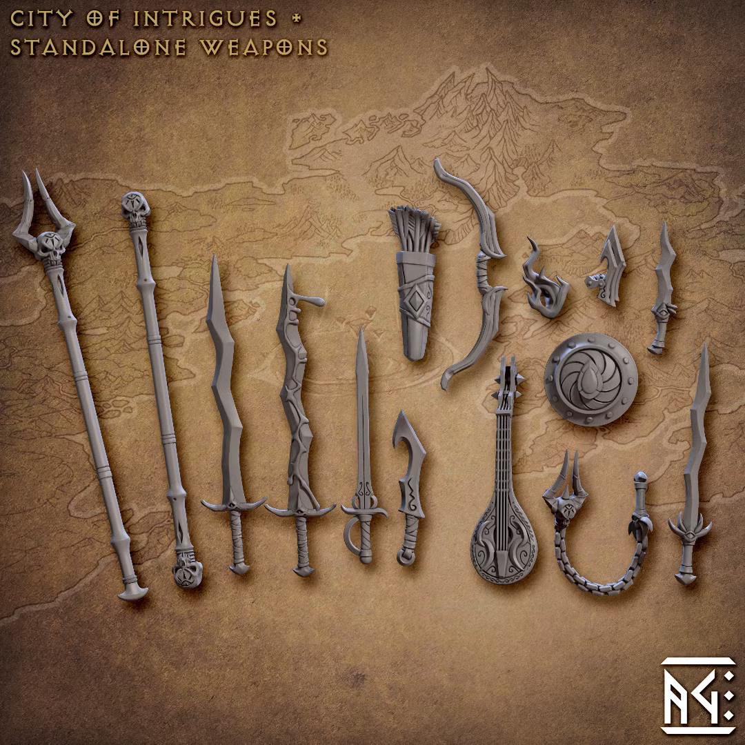 City of Intrigues - Weapons (15 Bits)