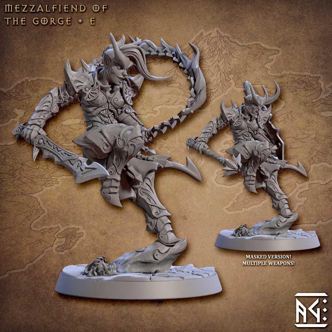 Demon King's Spawn - Mezzalfiend of the Gorge E (2 Minis)