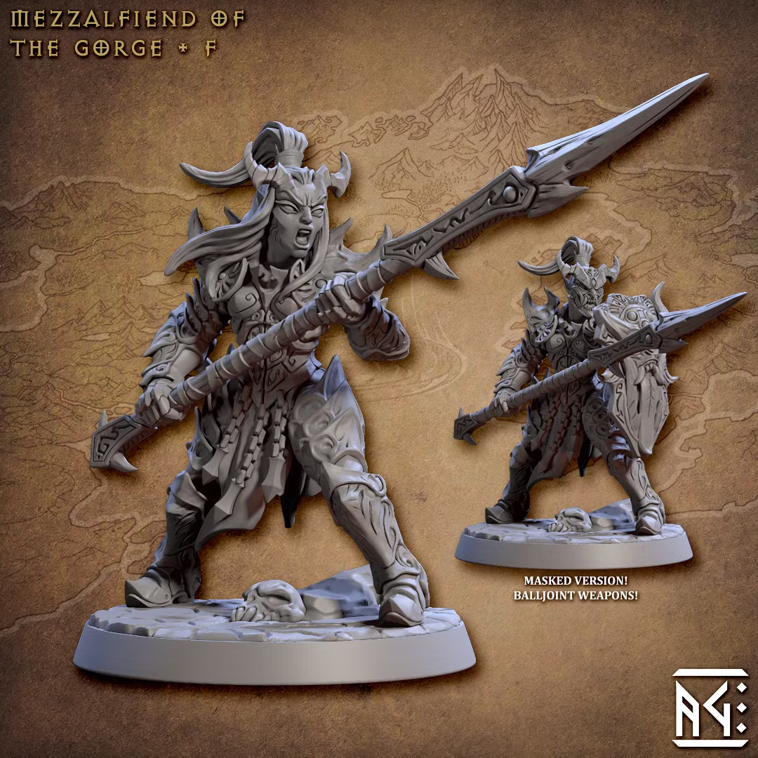 Demon King's Spawn - Mezzalfiend of the Gorge F (2 Minis)