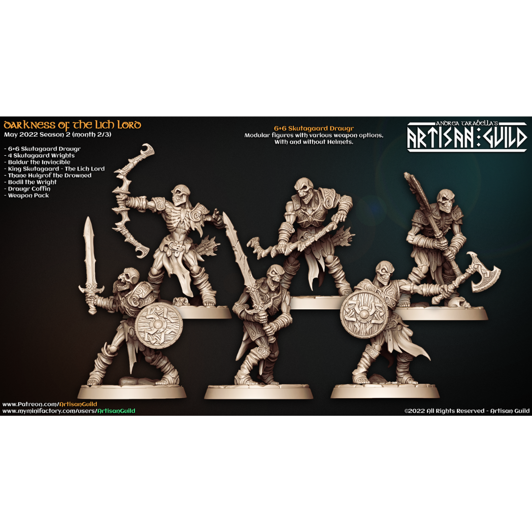 Lich Lord - Skutagaard Draugr (6 Minis)