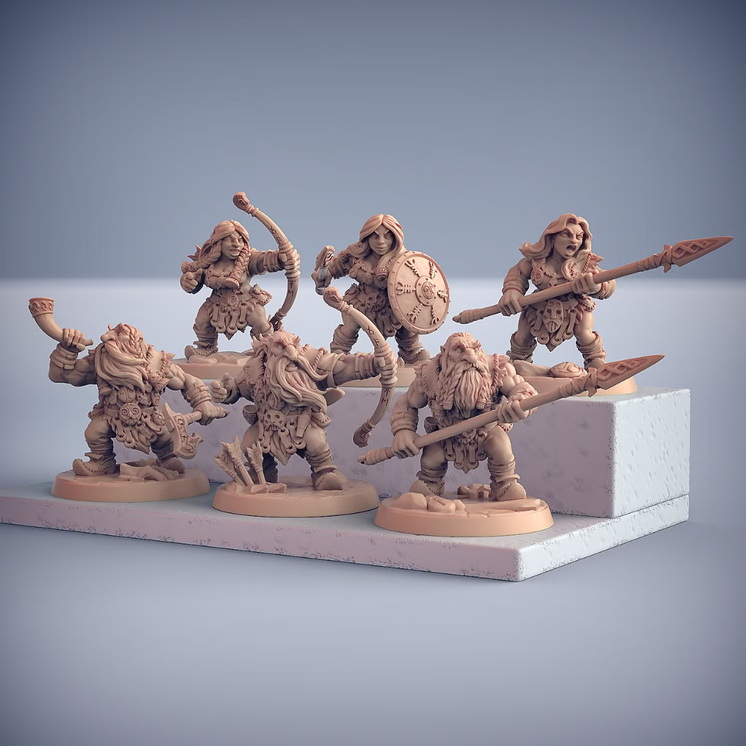 Skutagaard Dwarves - Dwarven Mountaineers (6 Minis)