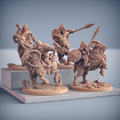 Skutagaard Dwarves - Dwarven Ram Riders (4 Minis)