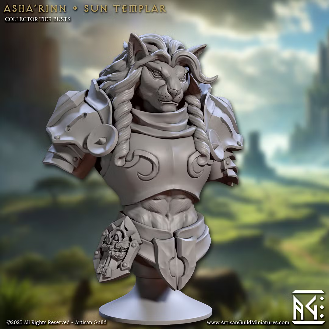 Solarmane Rakshakin - Asha'Rinn - Sun Templar (Bust)