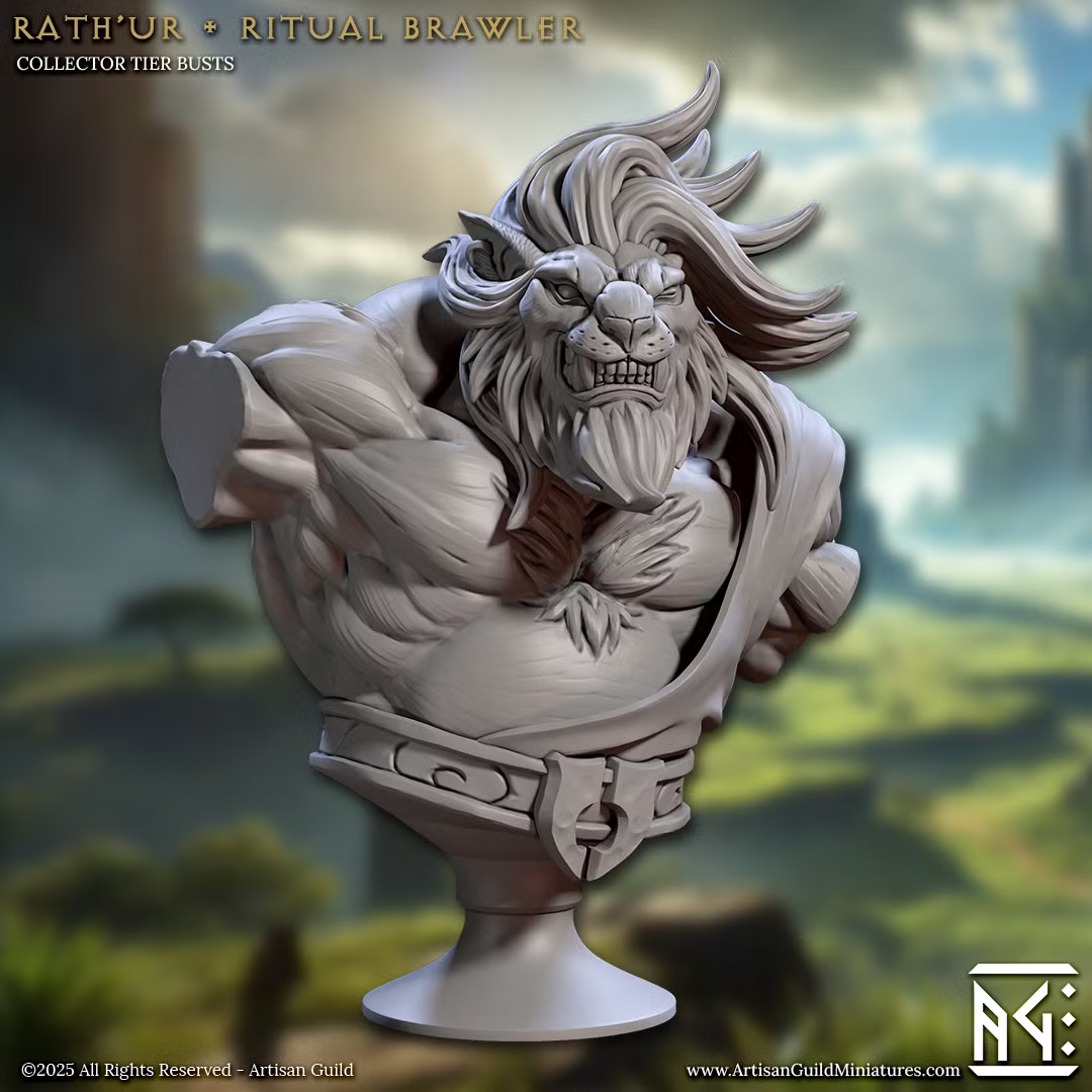 Solarmane Rakshakin - Rathur - Ritual Brawler (Bust)