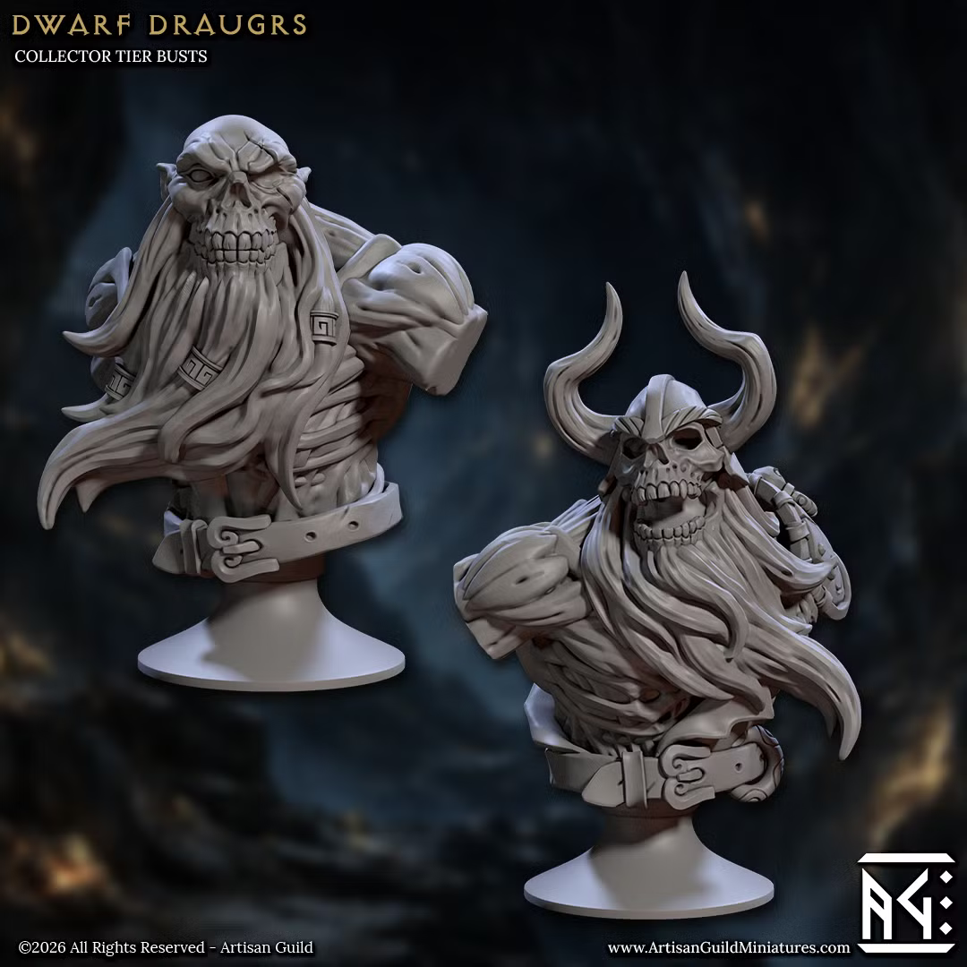 Goldvein - Dwarf Draugrs (2 Bust)