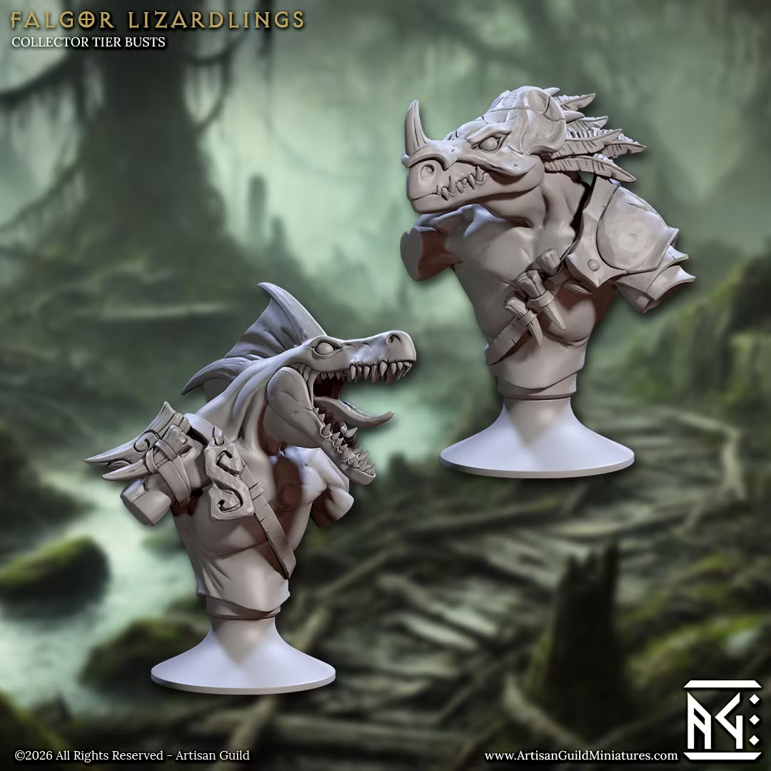 Falgor's Swamp II - Falgor Lizardlings (2 Bust)
