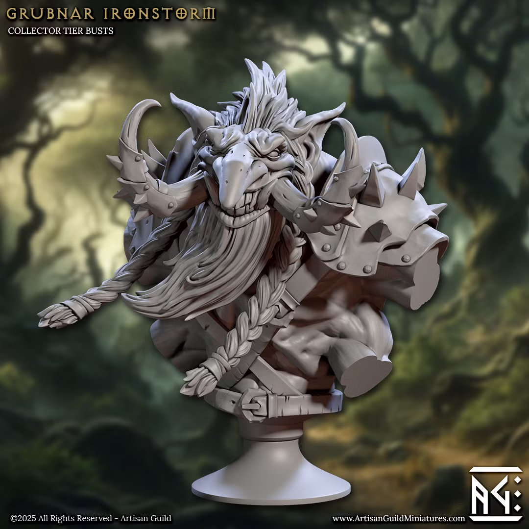 Ironkeep War-Trolls - Grubnar Ironstorm (Bust)