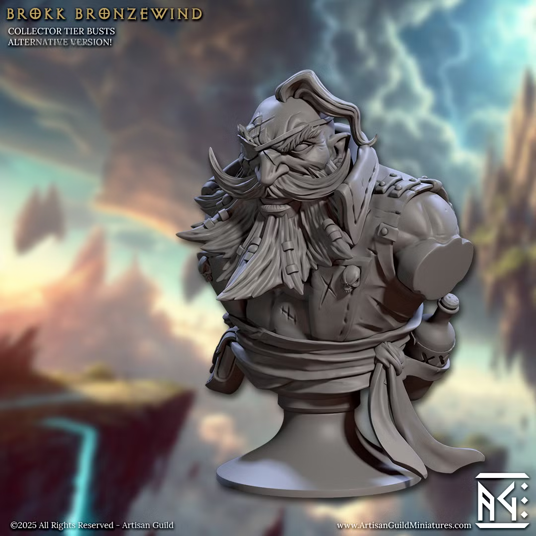 Temple of Zephyra - Brook Bronzewind (Bust)