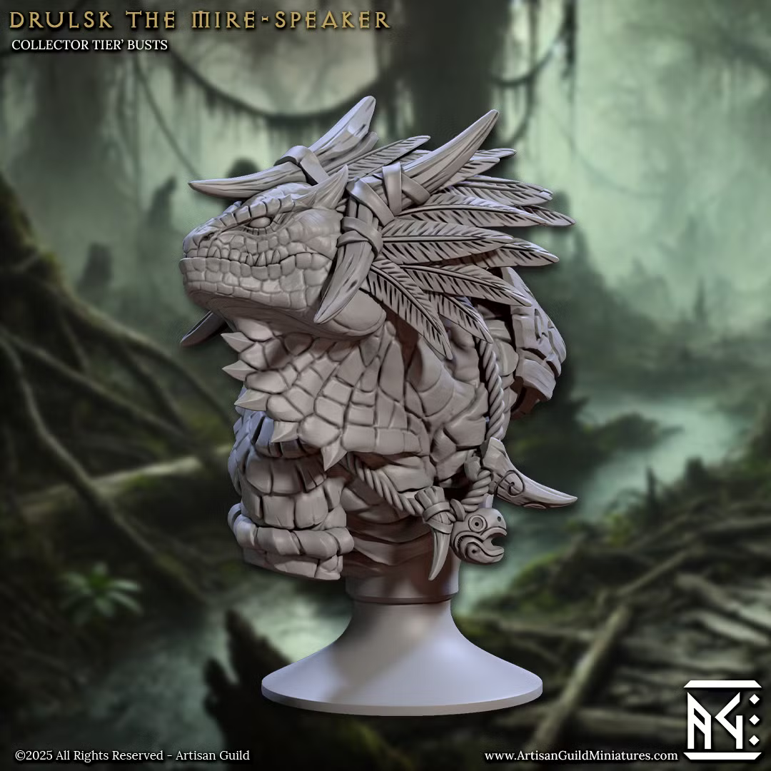 Falgor's Swamp - Drulsk the Mire- Speaker (Bust)