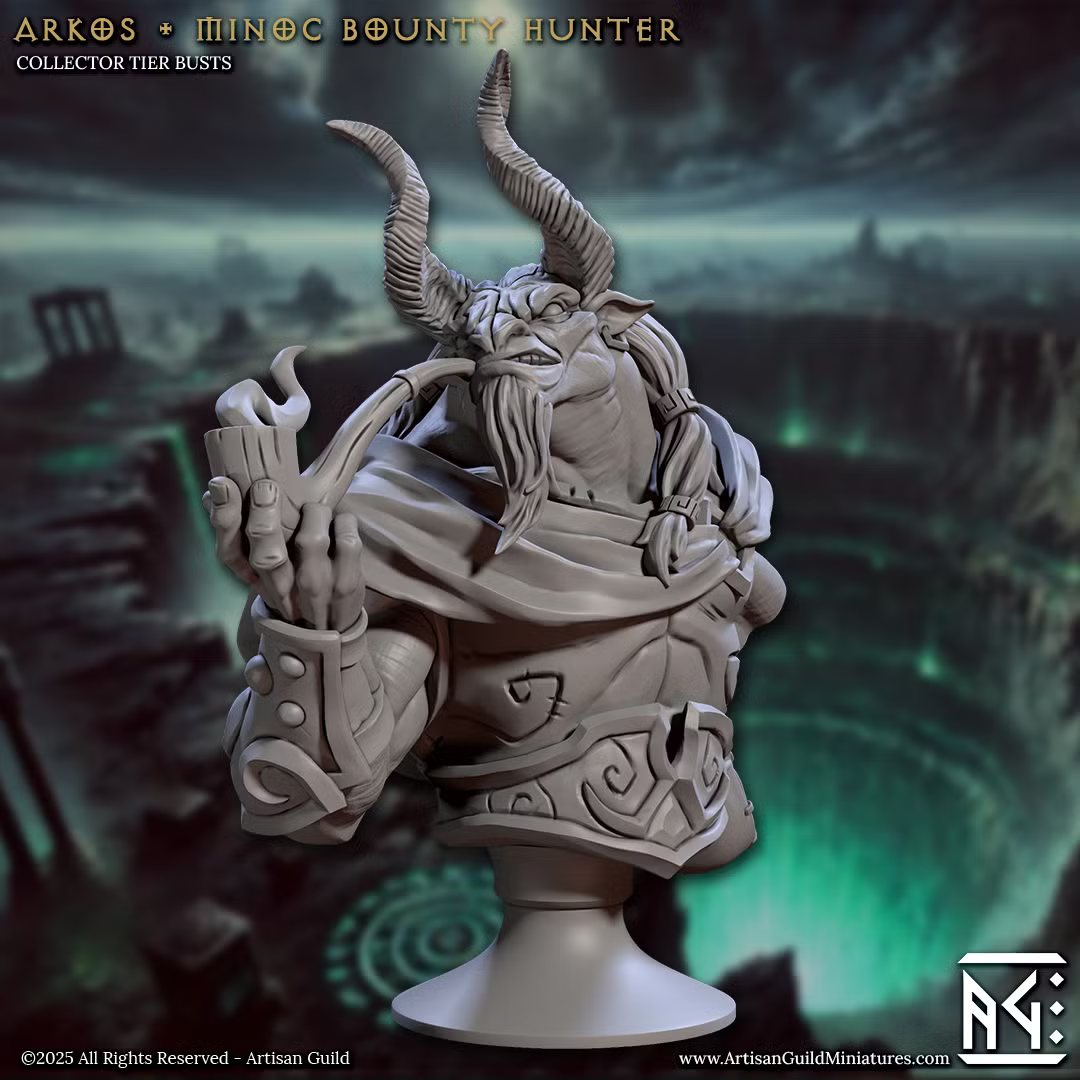Hive of the All-Seeing - Arkos - Minoc Bounty Hunter (Bust)
