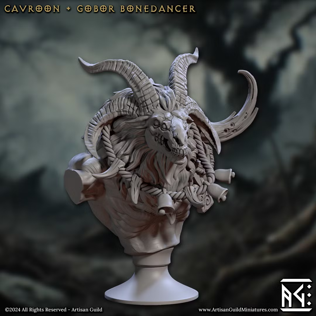 Beastmen - Cavroon - Gobor Bonedancer (Bust)