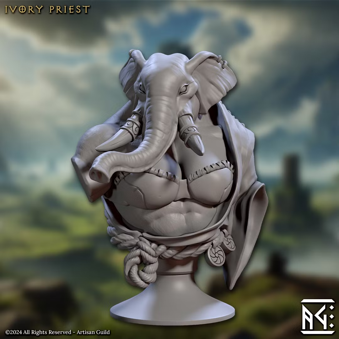 Ivory Sentinel - Ivory Priest (Bust)