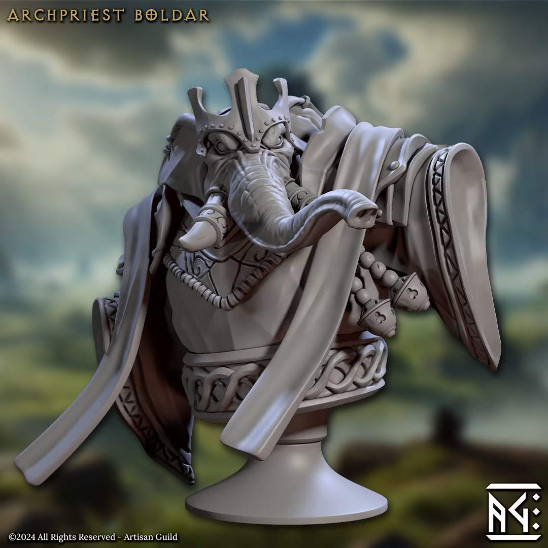 Ivory Sentinel - Archpriest Boldar (Bust)