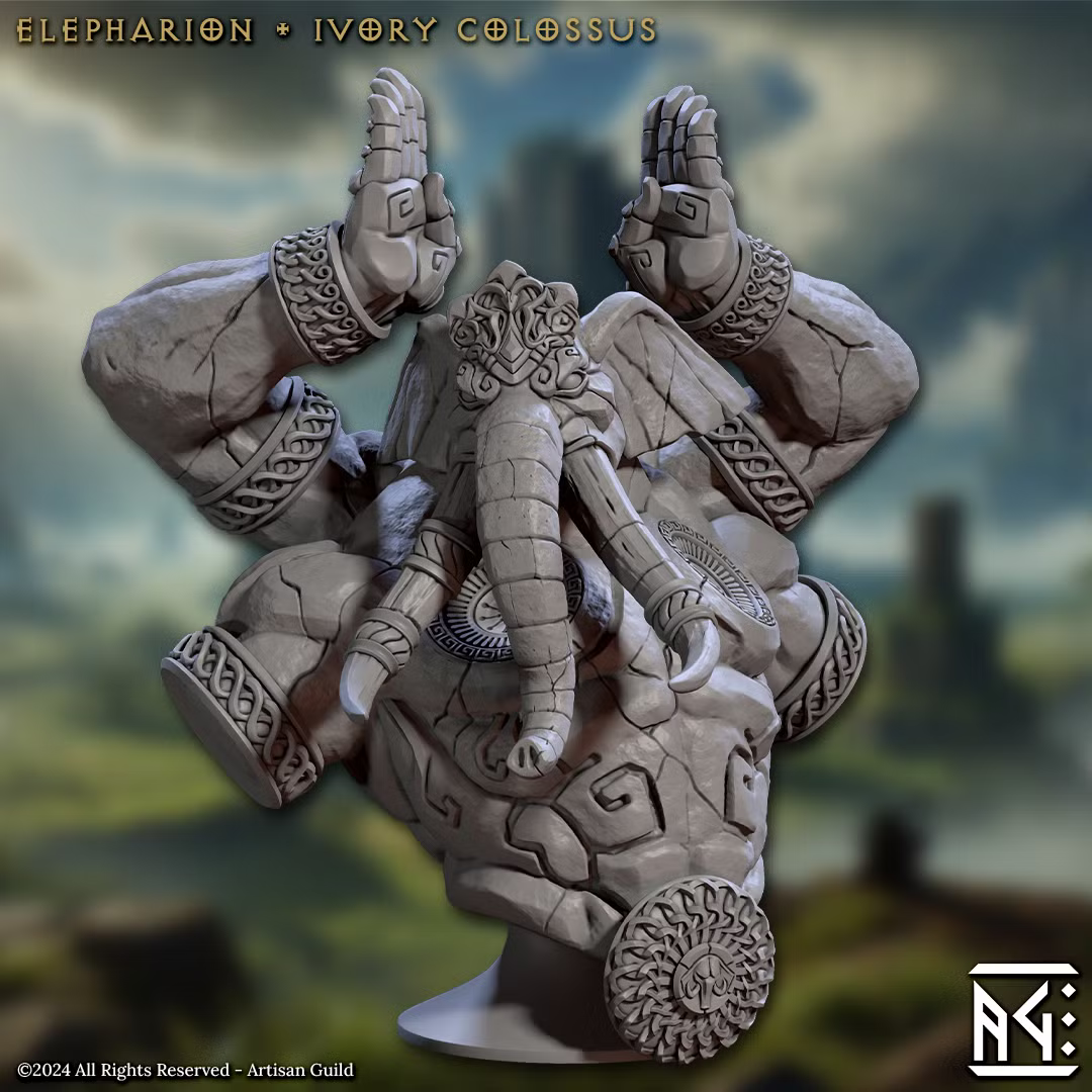 Ivory Sentinel - Elepharion - Ivory Colossus (Bust)