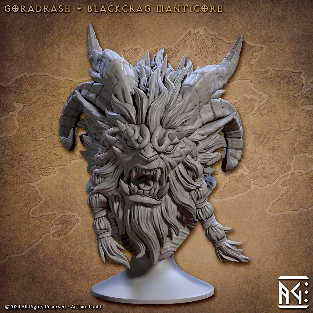 Blackcrag Orcs - Goradrash - Blackcrag Manticore (Bust)