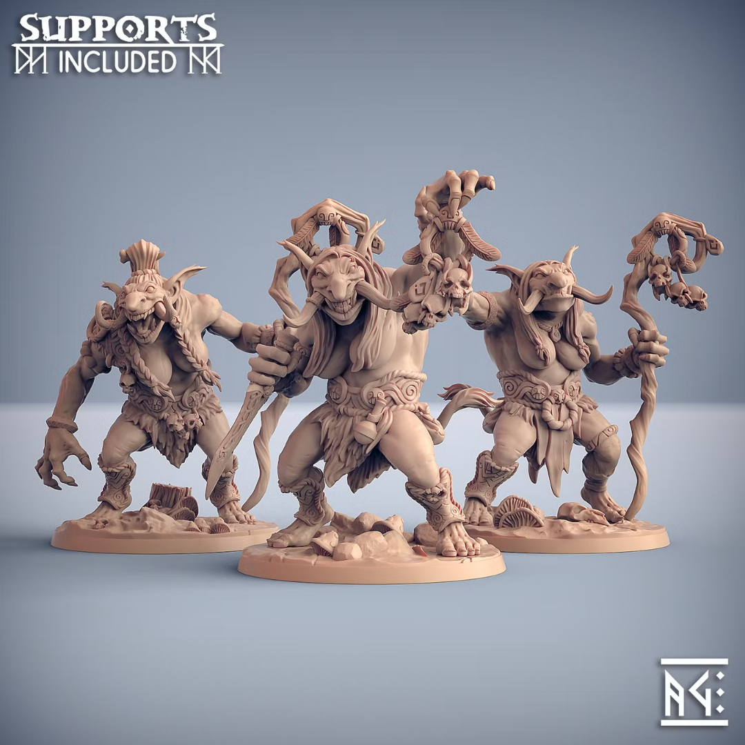 Svartwood Trolls - Svartwood Troll Hags (3 Minis)