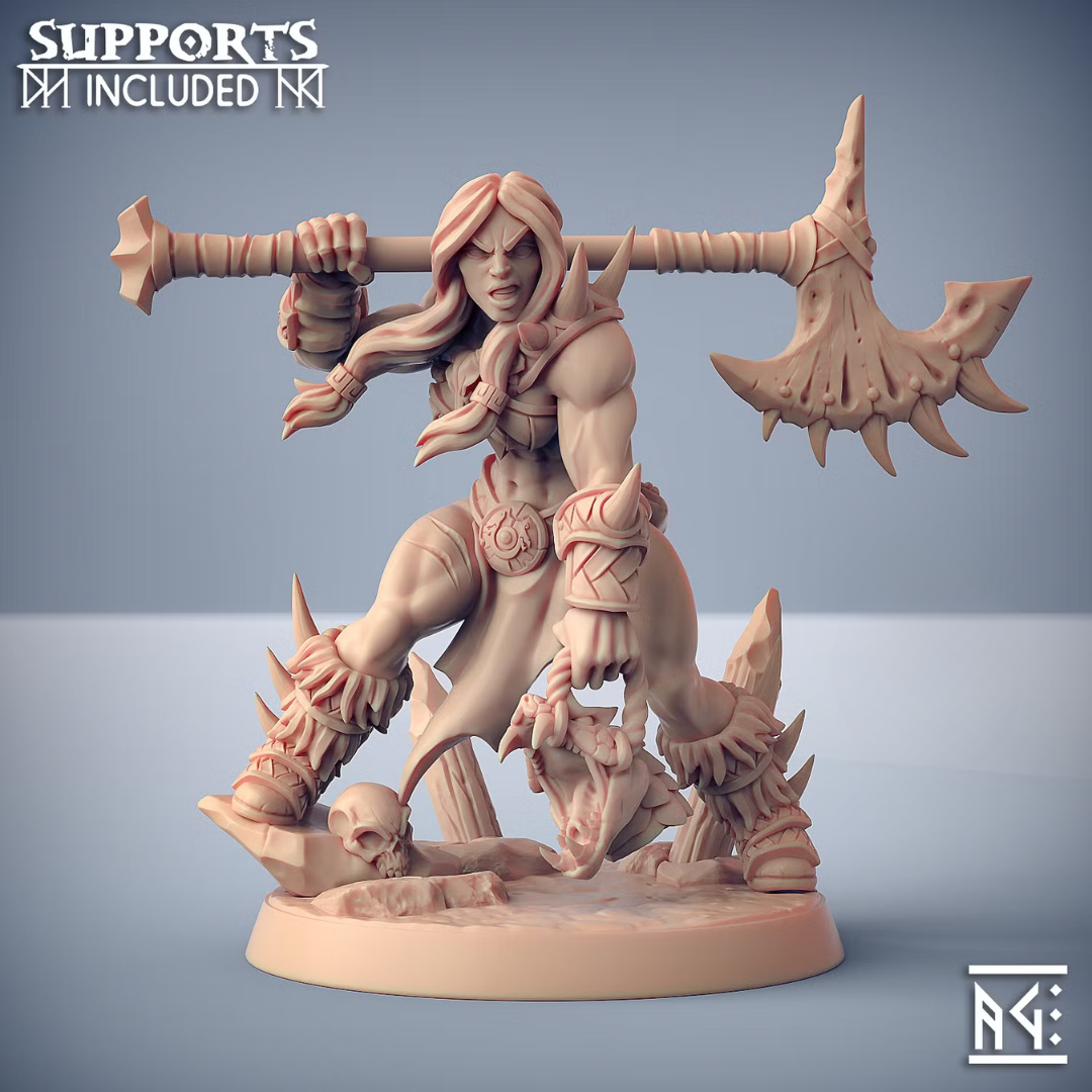 Dragonpeak Barbarians - Brunilde Snakeslayer