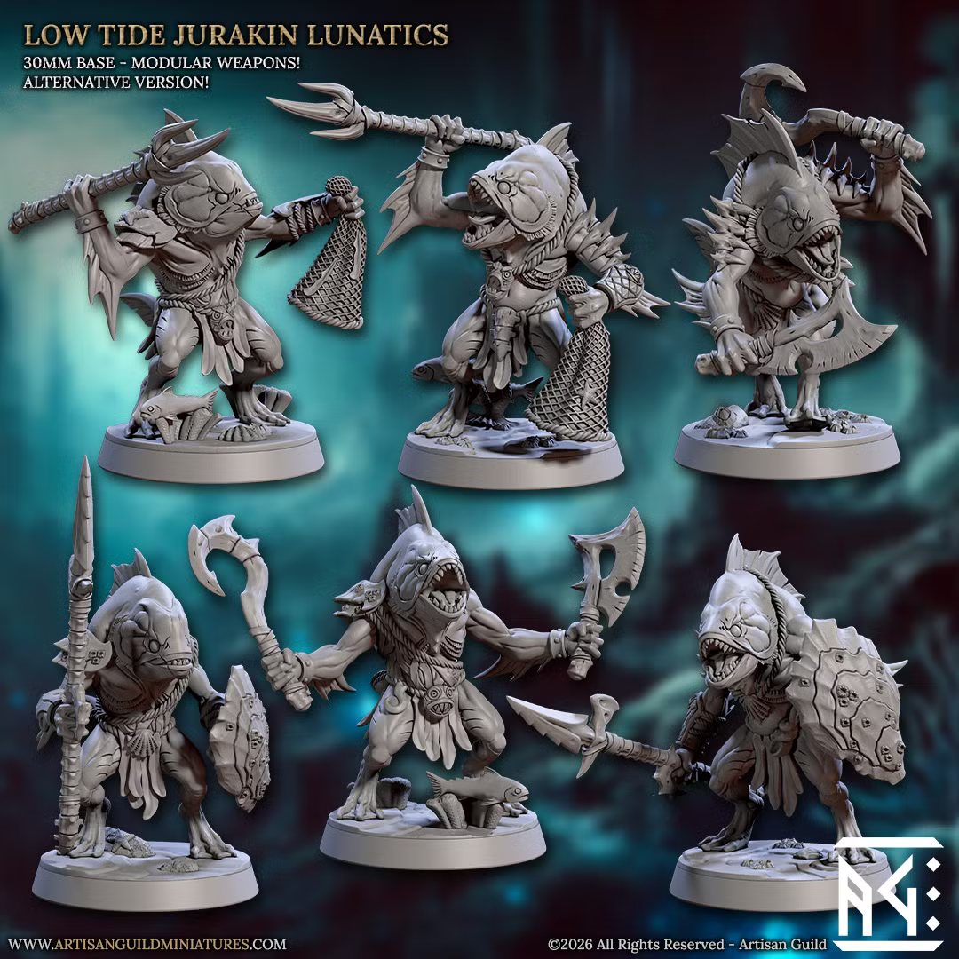 Death-Tide - Low Tide Jurakin Lunatics (6 Minis)