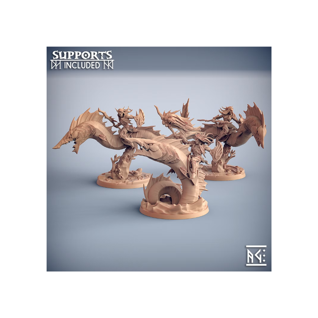 Sunken Kingdoms I - Swordeels Riders (3 Minis)