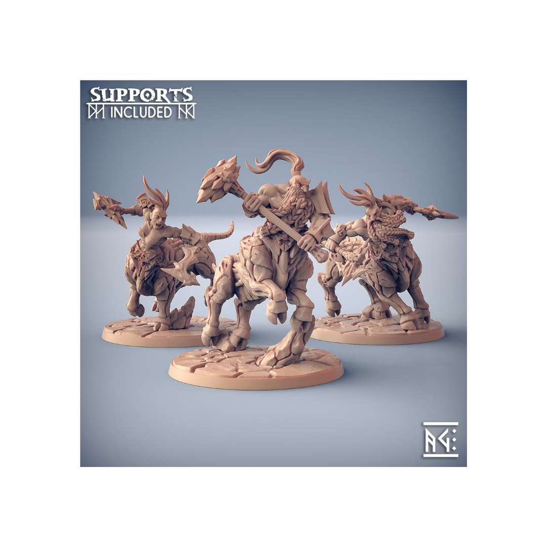 Dumlok Flameseekers - Dumloktaurs (3 Minis)