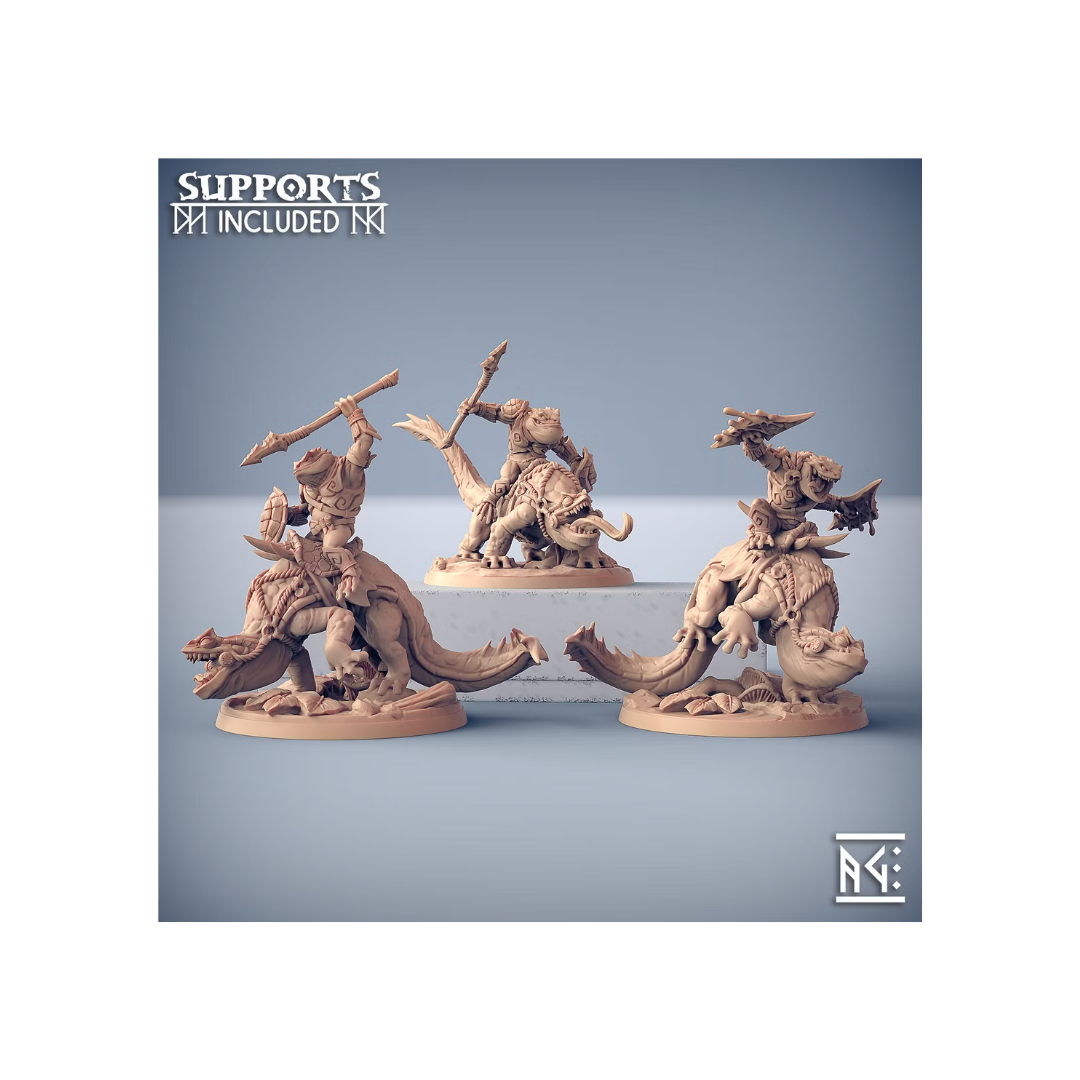 Swamp Gurunda - Salamander Riders (3 Minis)