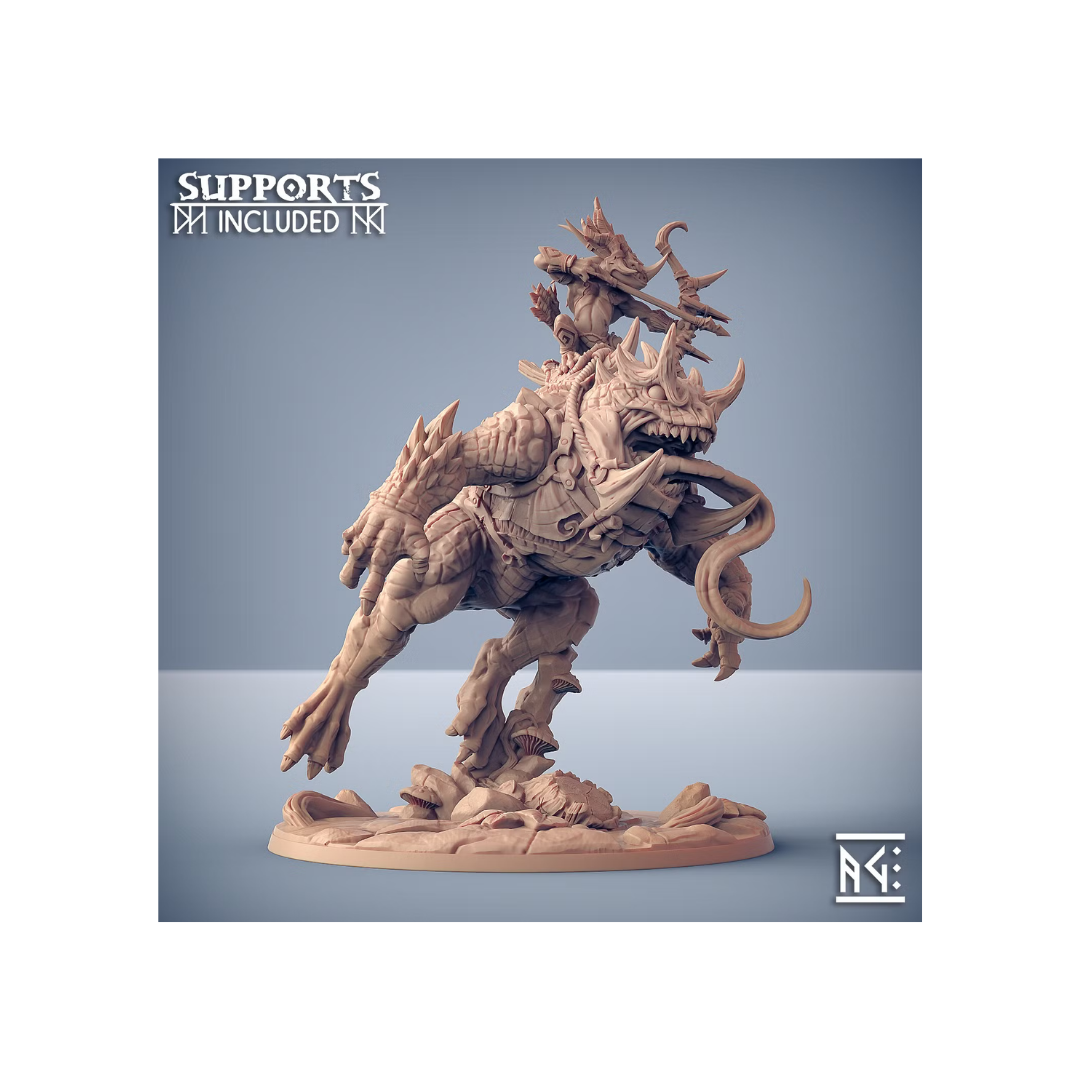 Swamp Gurunda - Rosputakk on Giant Horned Demonfrog