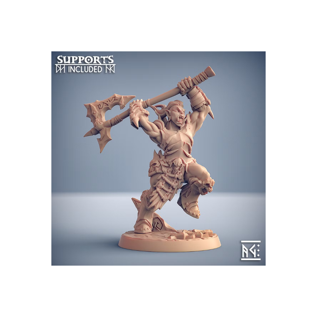 Frostmetal Clan Orc Lady H