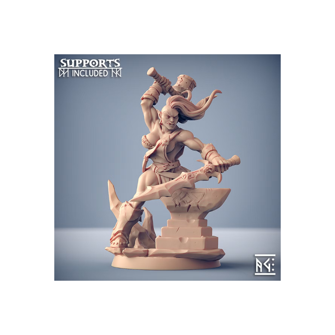 Frostmetal Clan - Logranna Helforge - Frostmetal Clan Beauty Pinup