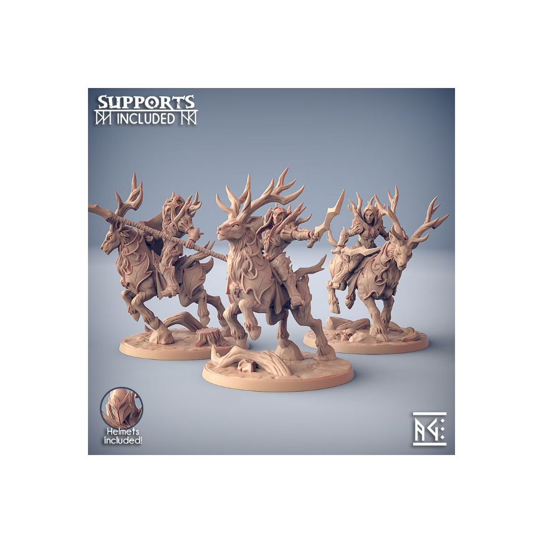 Sylcan Knights - Stag Riders (3 Minis)
