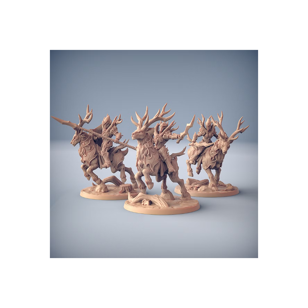 Sylcan Knights - Stag Riders Alternate (3 Minis)