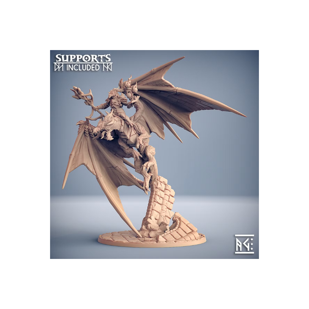 The Dragonguard - Scramax on Ornithaax the Majestic