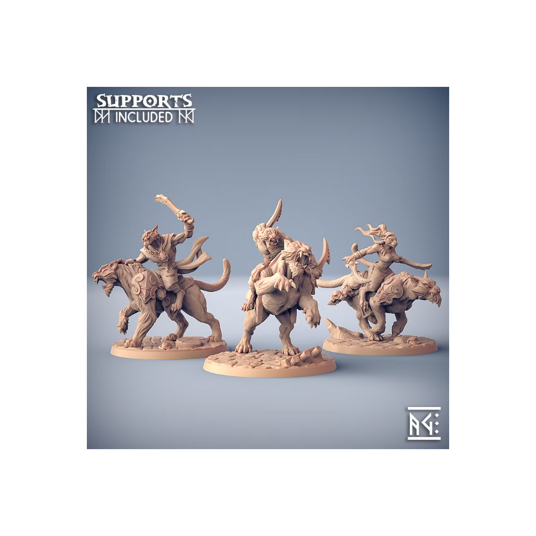 Rakashakin Headhunters - Rakshatiger Riders (3 Minis)