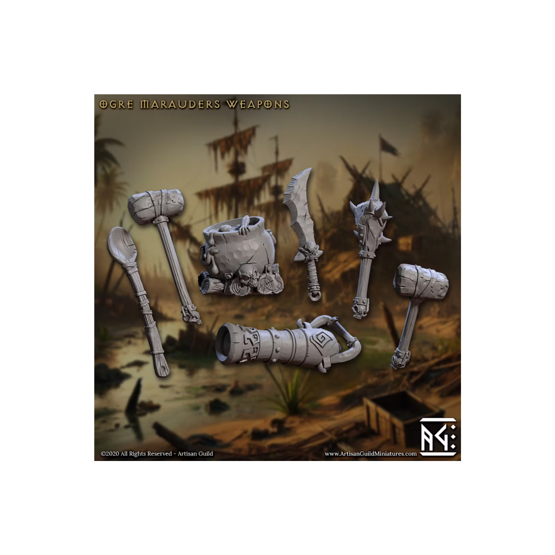Ogre Marauders - Weapons (7 Bits)