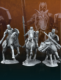 3x Grey Castle Knights
