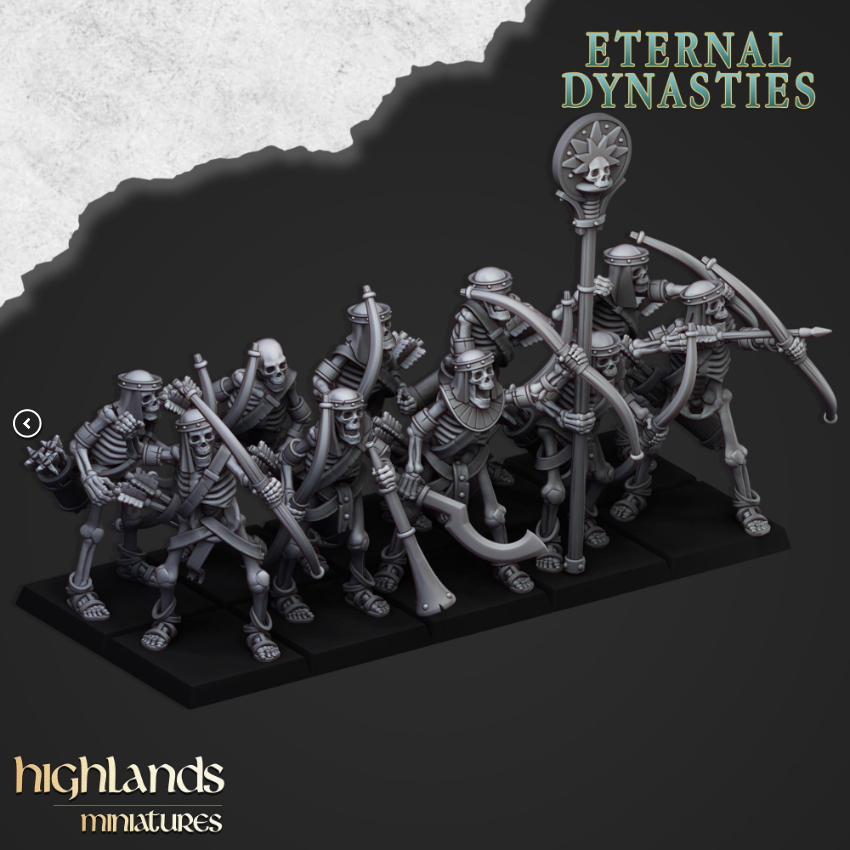 Ancient Skeletons with Bows