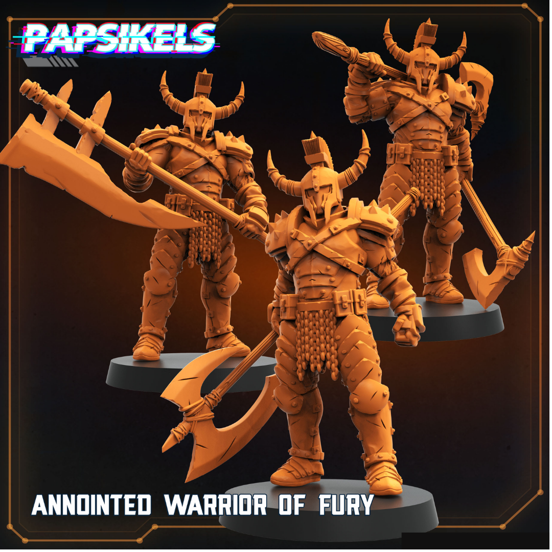 Annointed Warrior of Fury (3 Minis)