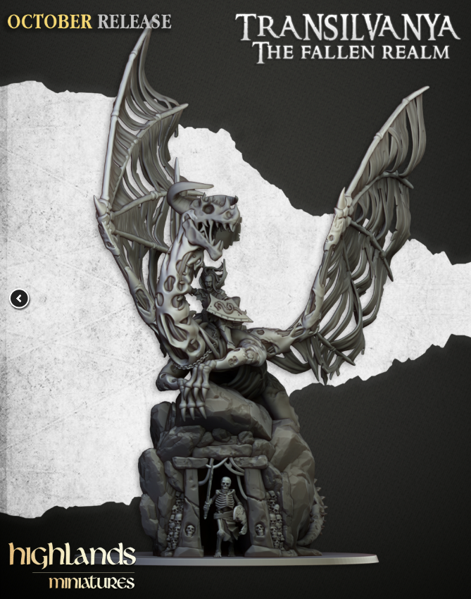 Vampire Lady on Zombie Dragon