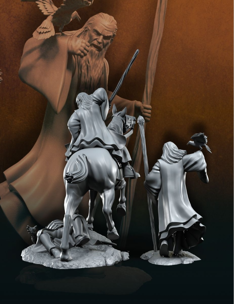Blood-Handed Mage foot and mtd