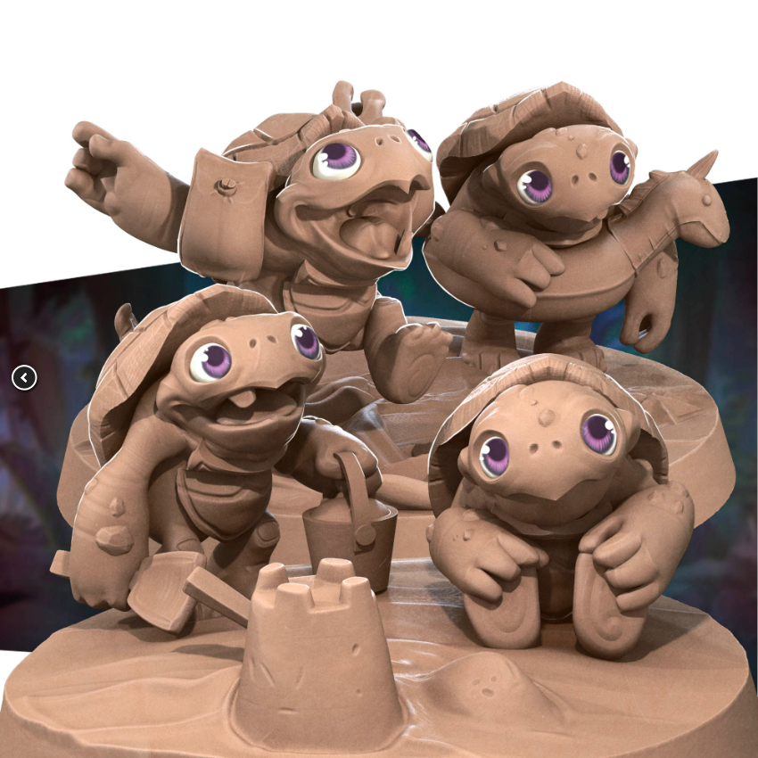 Tortle Babies (4 Modelle)