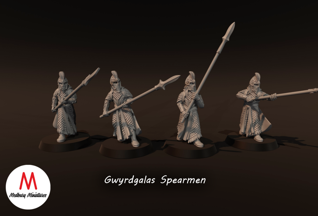 Gwyrdgalas Elves With Spears