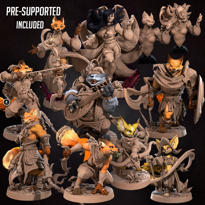 "Foxfolk"-Set  February 2022